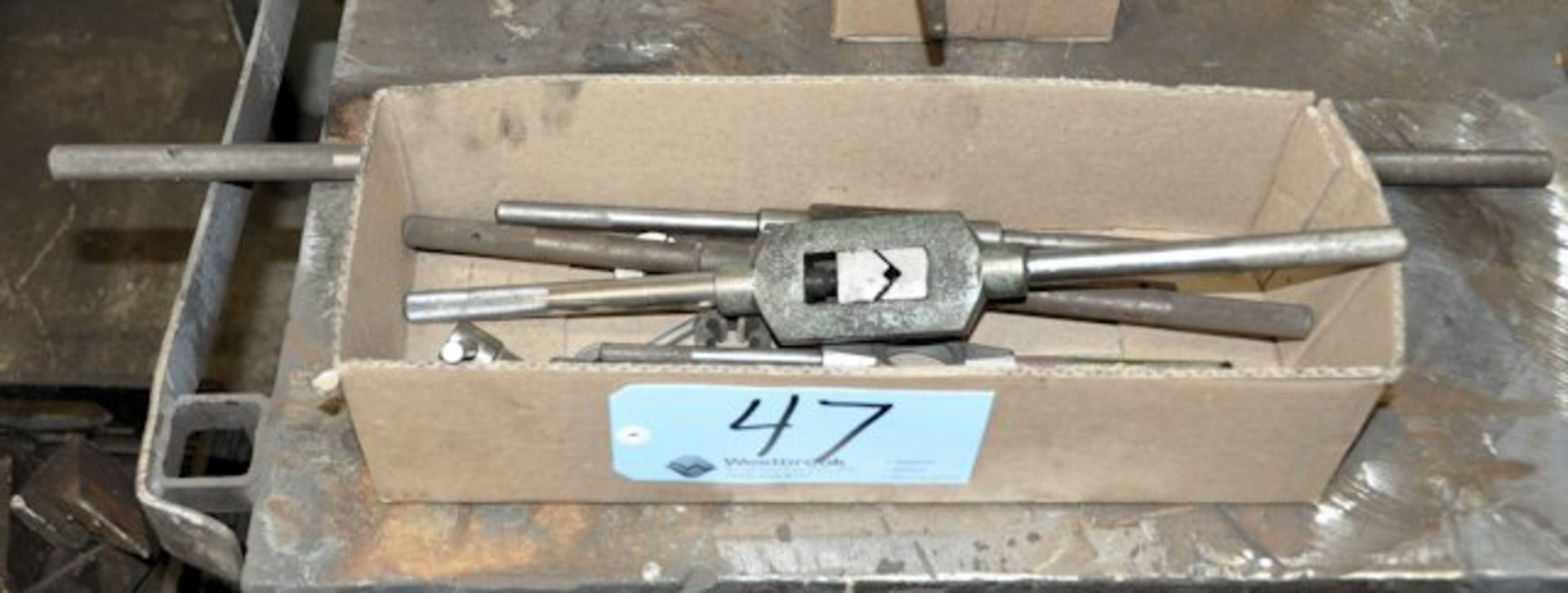 Lot-Tap and Die Handles with Dies in (1) Box