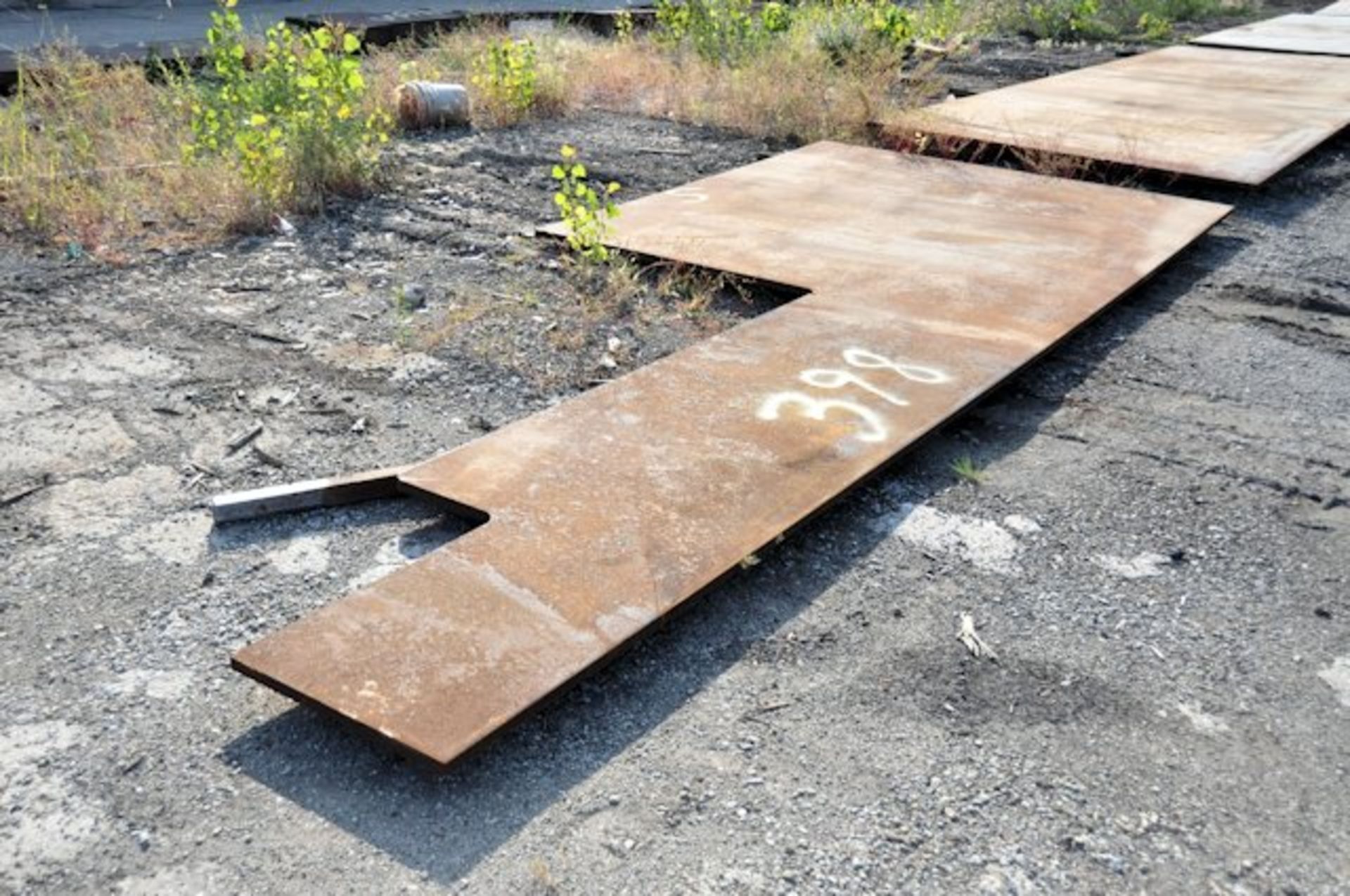 20' x 8' x 1 1/18" Steel Plate; (Contains Some Cut-Outs); (North Yard Row 2)