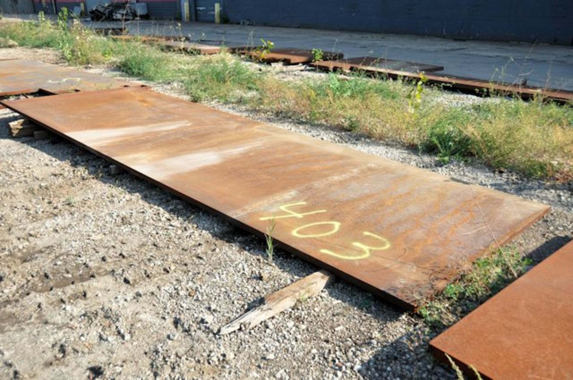 20' x 6' 5" x 1 7/8" Steel Plate; (North Yard Row 2)