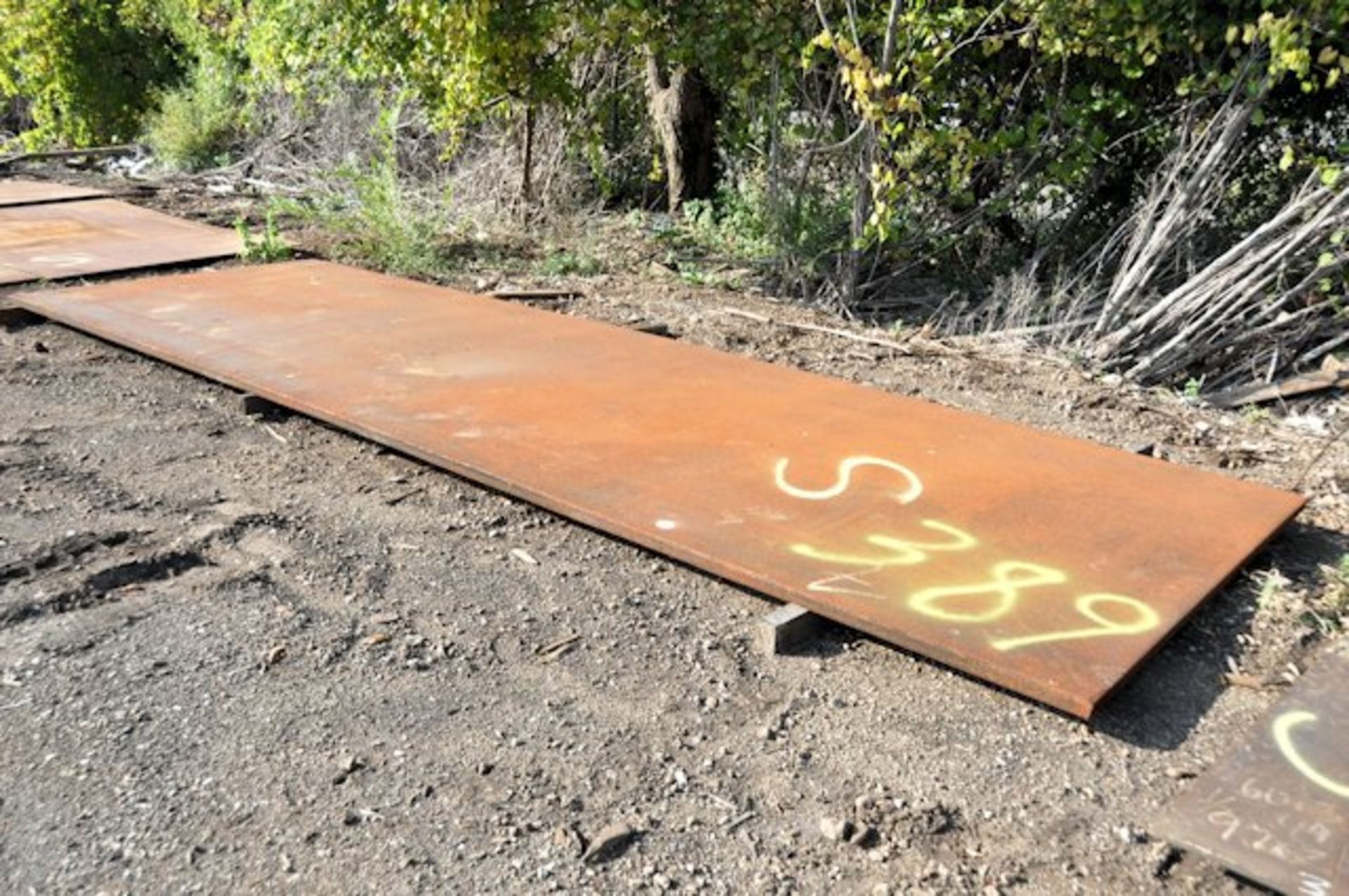 20' x 6' 6" x 2" Steel Plate; (North Yard Row 1)