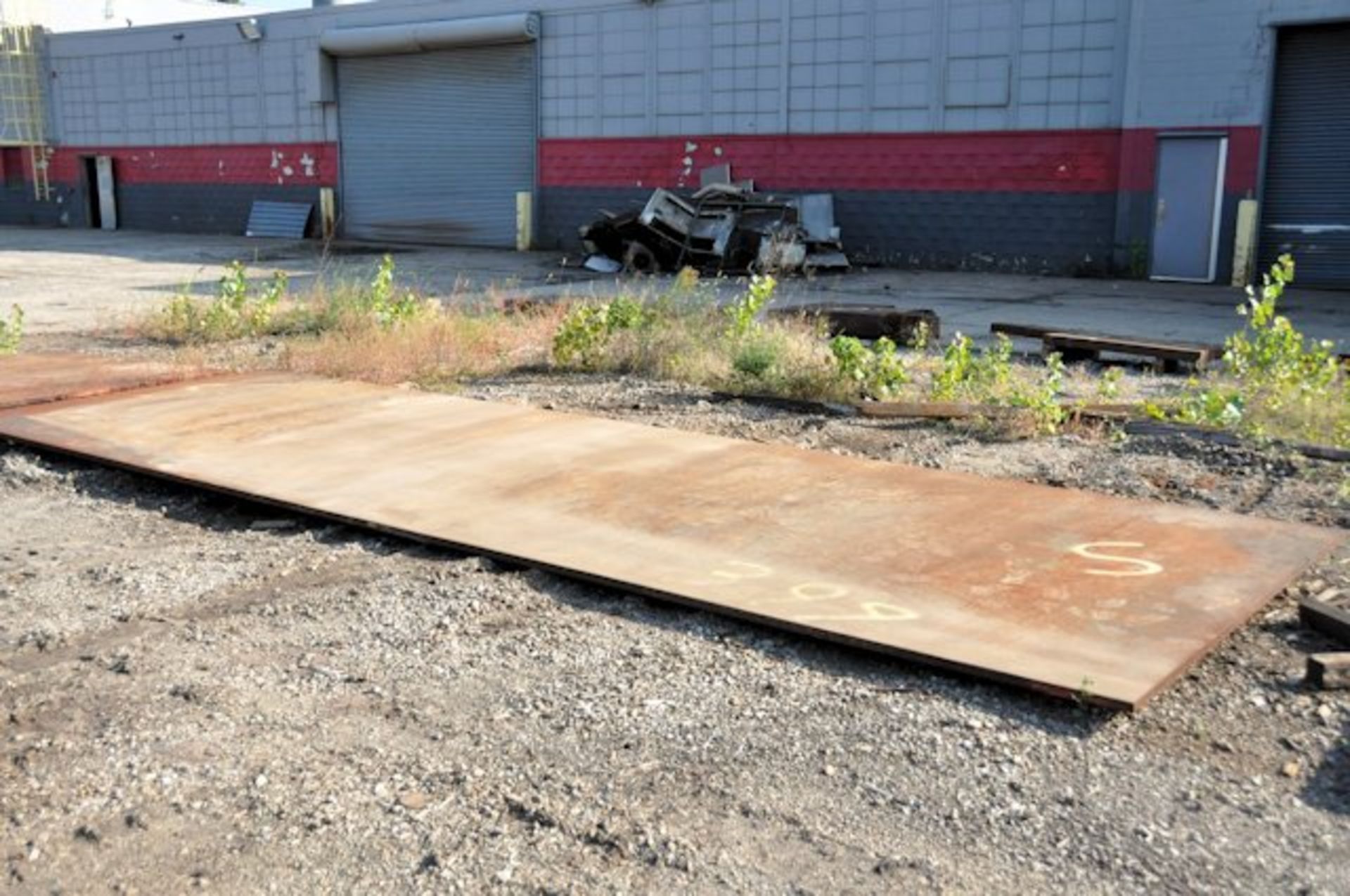 25' x 8' x 1 3/8" Steel Plate; (North Yard Row 2)