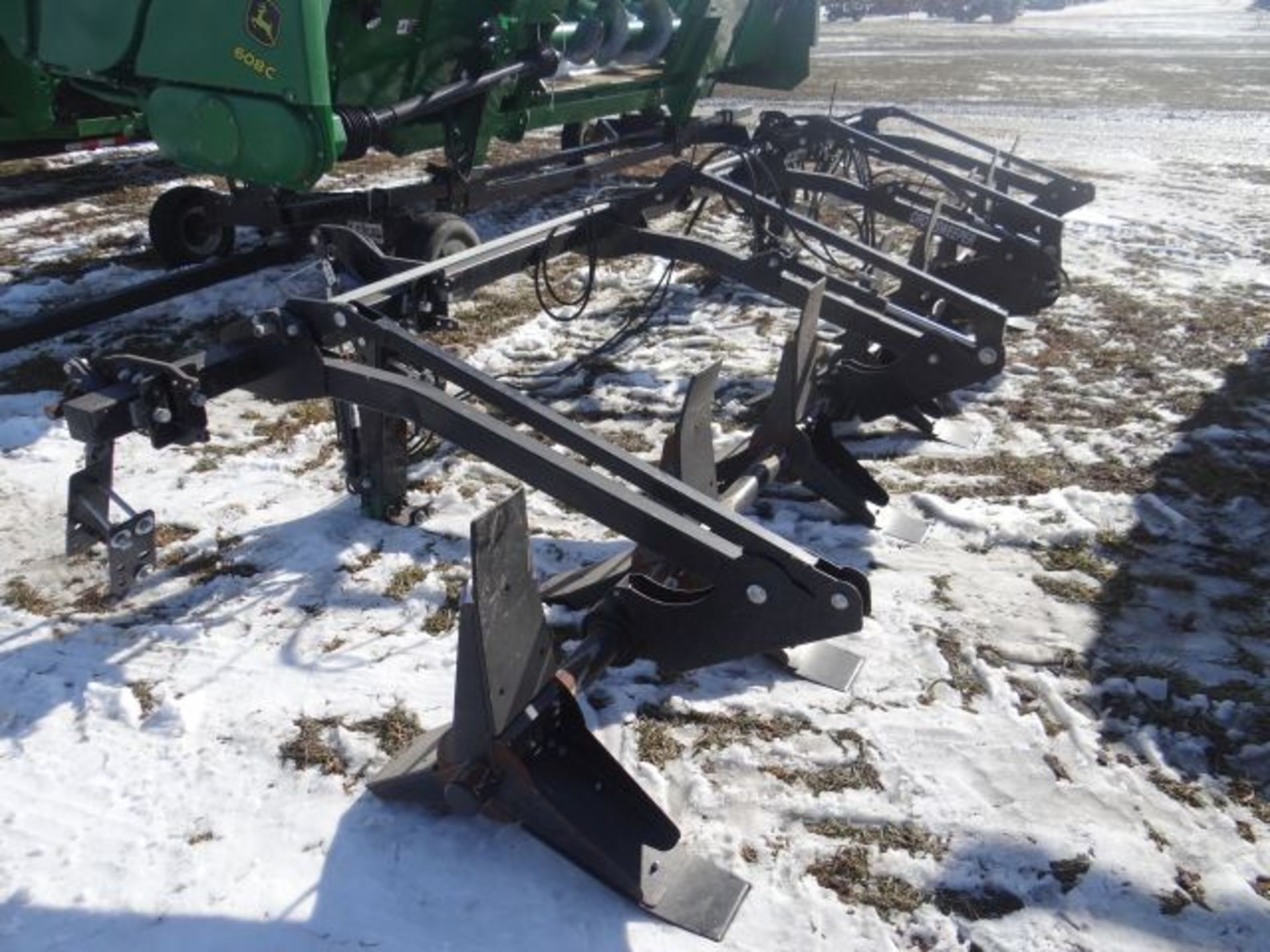 Lot 1199: Crop Sweeper Corn Reel 8 Row, Brackets for JD 600C, Control Box in the Shed - Image 2 of 2