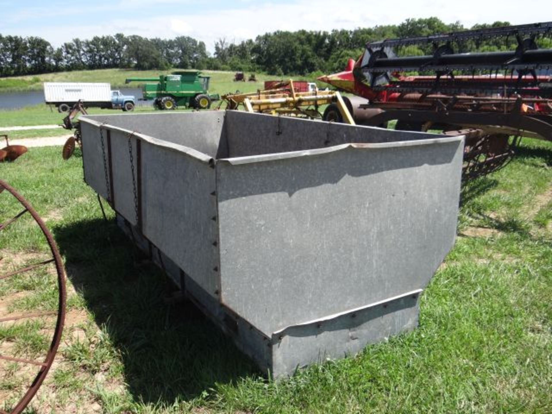 Galvanized Grain Box - Image 2 of 2