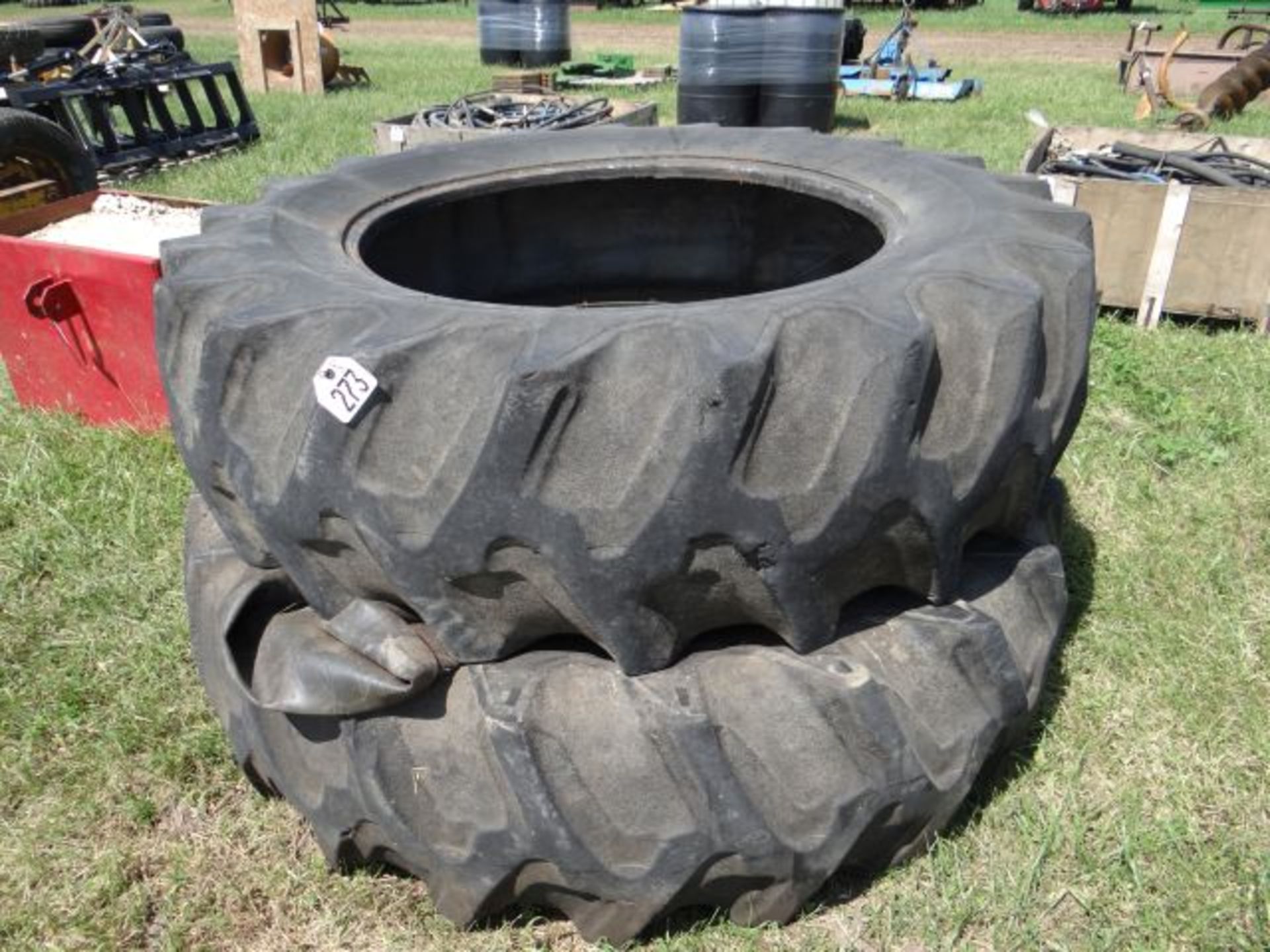 Pair of 18.4x38 Tractor Tires
