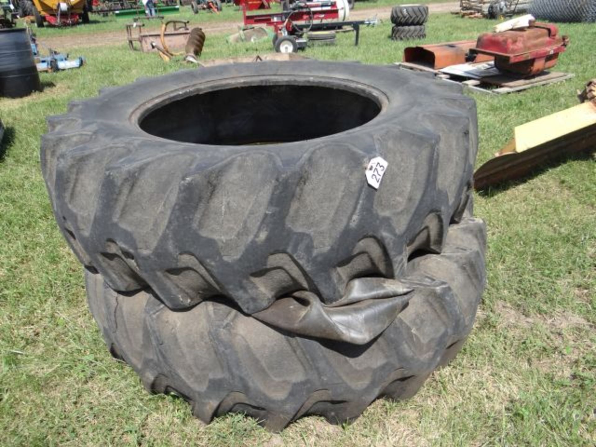 Pair of 18.4x38 Tractor Tires - Image 2 of 2