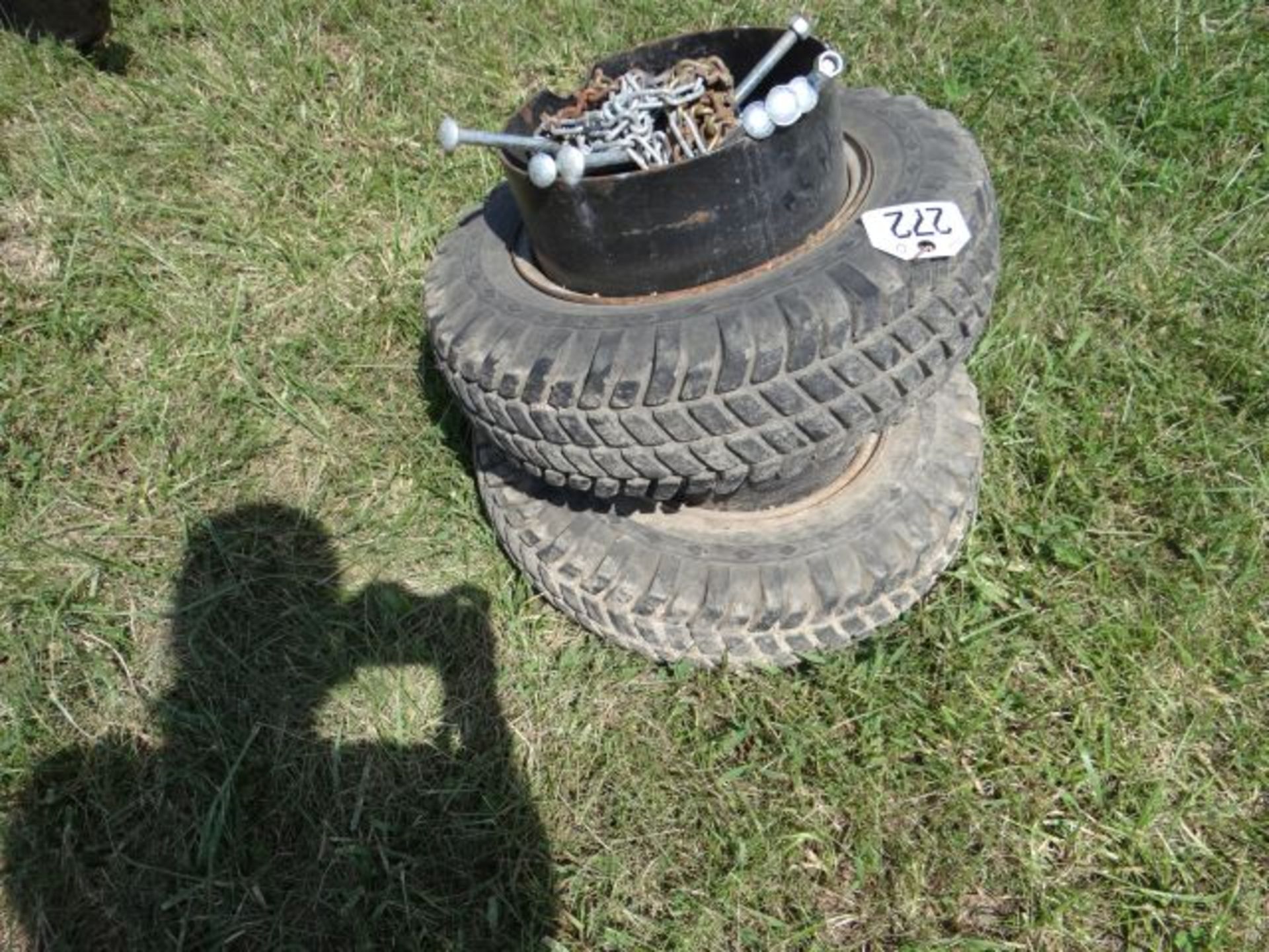 Bolt on Dual Wheels for Mower - Image 2 of 2