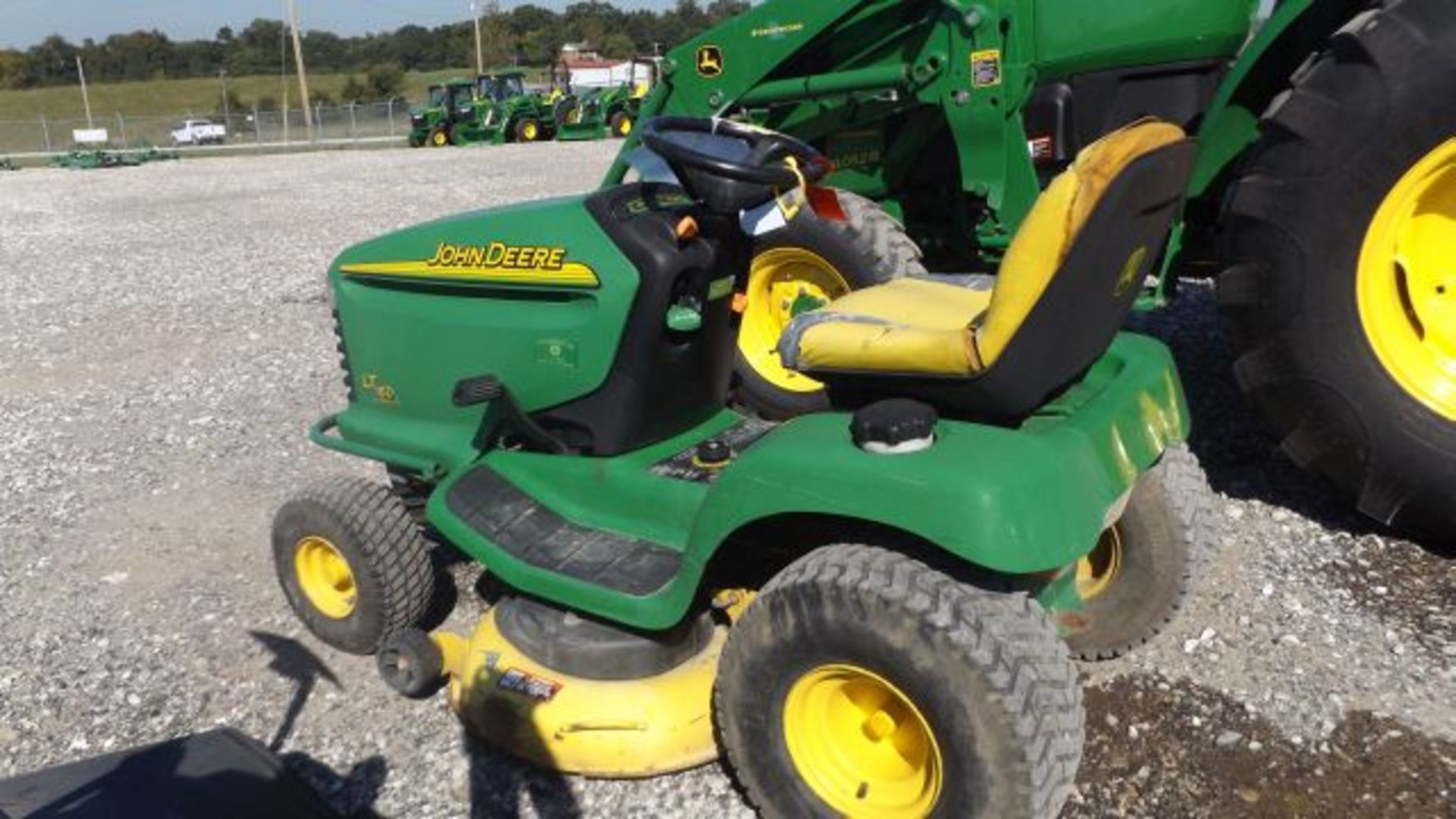 2002 JD LT160 Mower #111643, 1112 hrs, 42" Deck, 16hp Kohler, Air Cooled, Hydro, sn#M0L160C013648 - Image 3 of 3