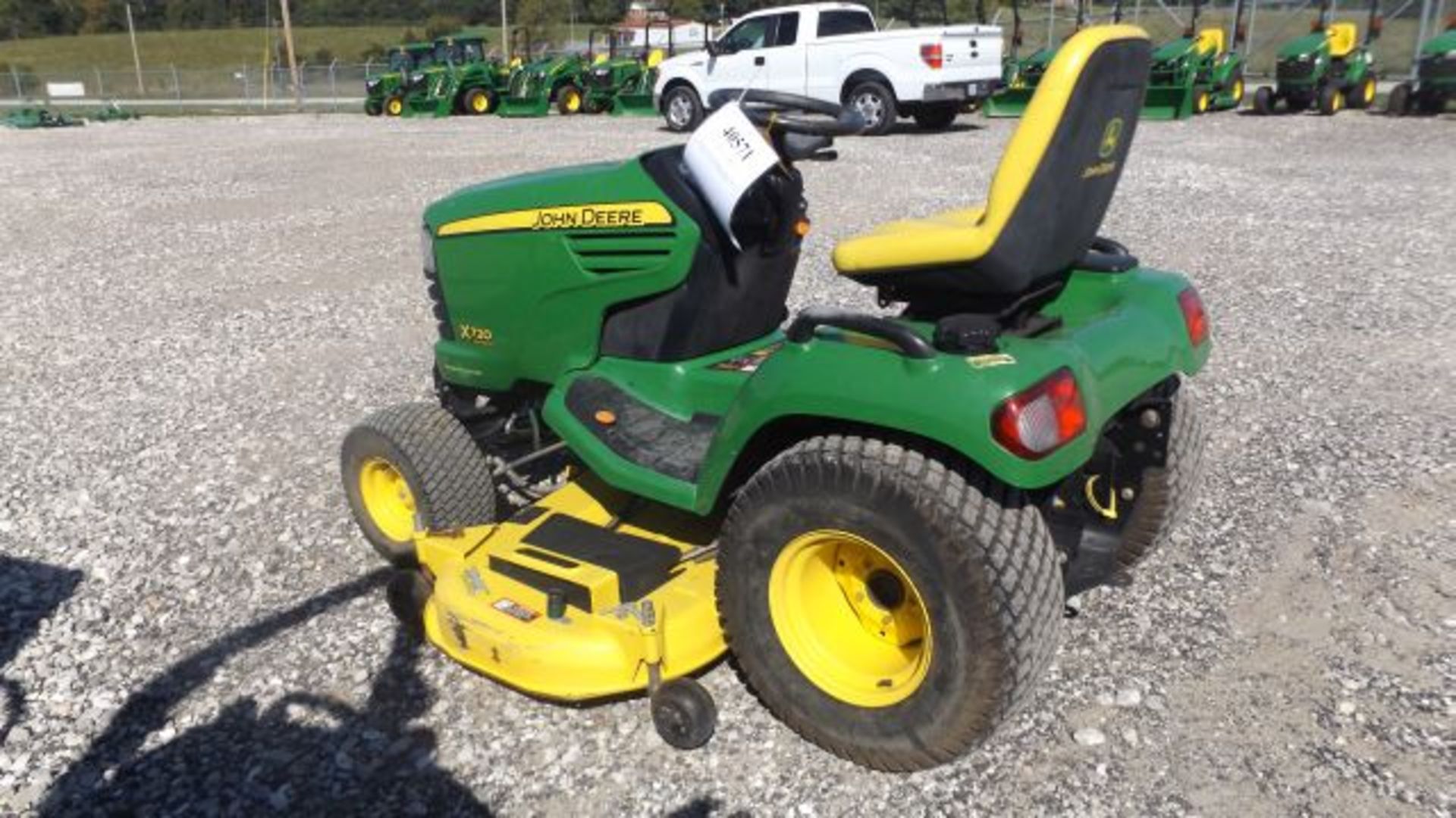 2009 JD X720 Mower #112166, 596 hrs, 62" Deck, 25hp Kawasaki, EFI, Water Cooled, Hydro, Power - Image 3 of 3