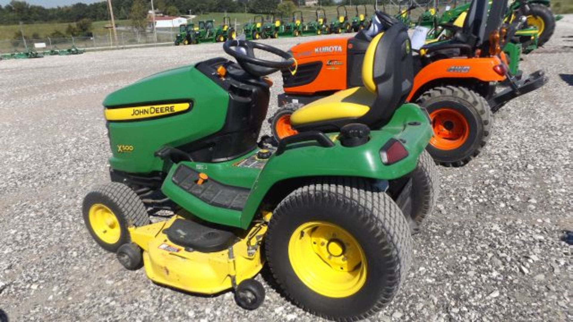 2009 JD X500 Mower #111992, 277 hrs, 48" Deck, 24hp Kawasaki, V-Twin, Air Cooled, Hydro, sn# - Image 3 of 3