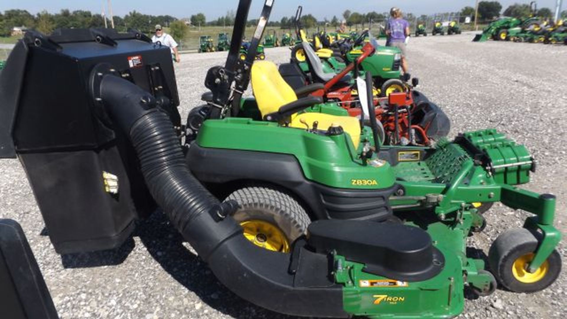 2009 JD Z830 Mid Z Pro Mower #112180, 916 hrs, 60" Deck, 27hp Kawasaki, Air Cooled, V-Twin Engine, 3 - Image 2 of 3