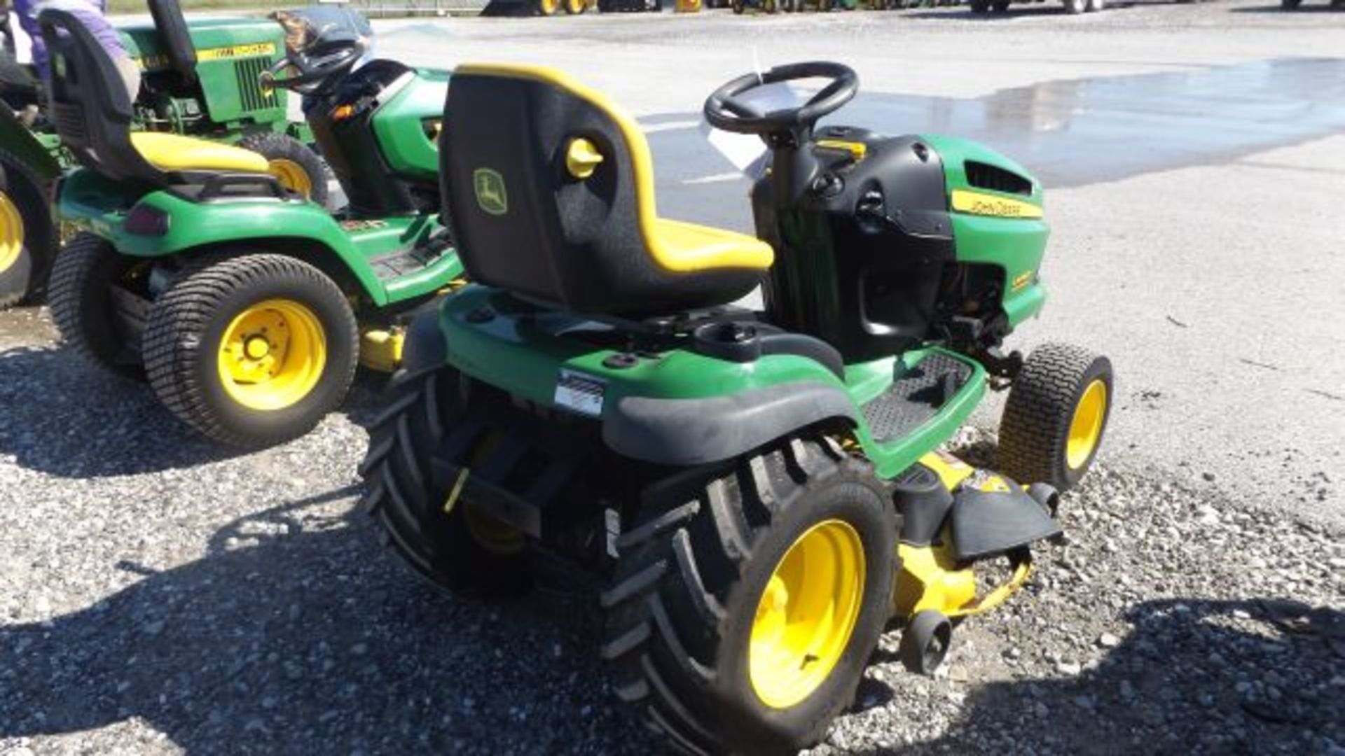 2007 JD LA140 Mower #112059, 158 hrs, 48" Deck, 23hp Briggs, Air Cooled, Hydro, Rear Weights, 46" - Image 3 of 3
