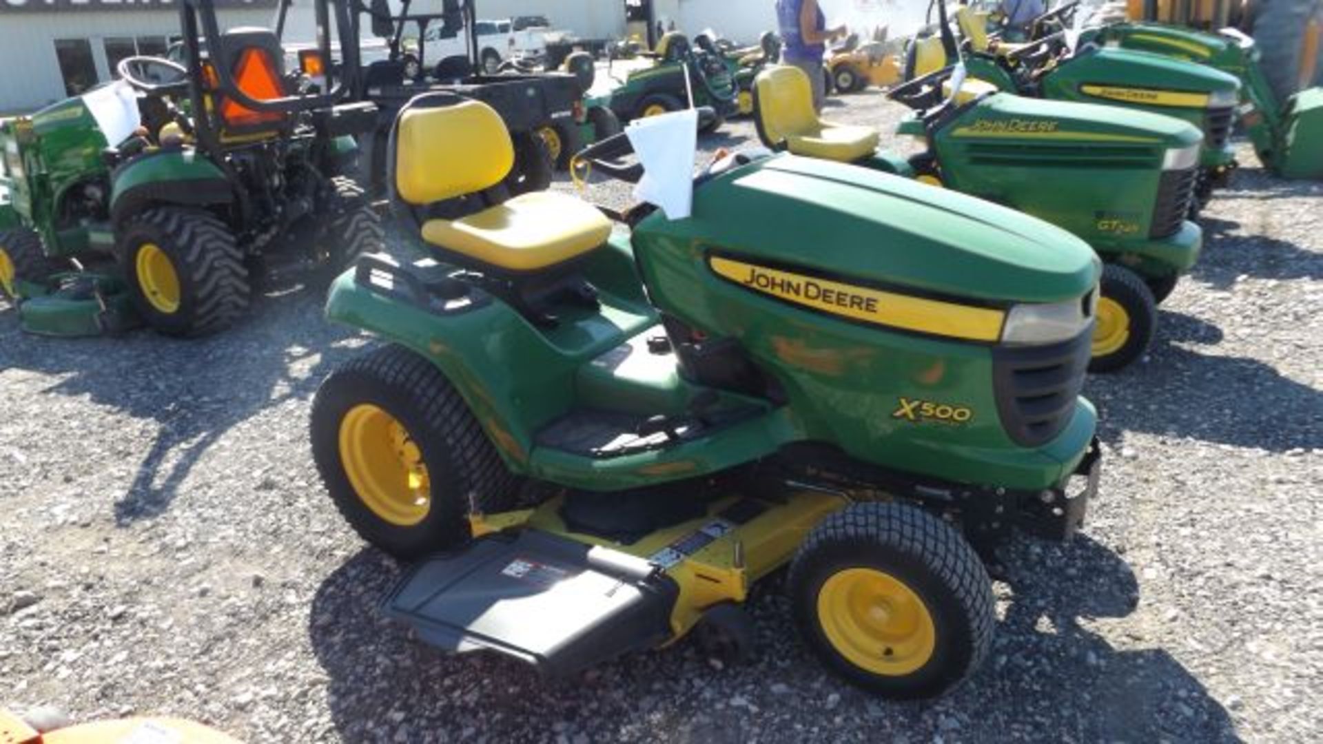 2009 JD X500 Mower #111992, 277 hrs, 48" Deck, 24hp Kawasaki, V-Twin, Air Cooled, Hydro, sn# - Image 2 of 3