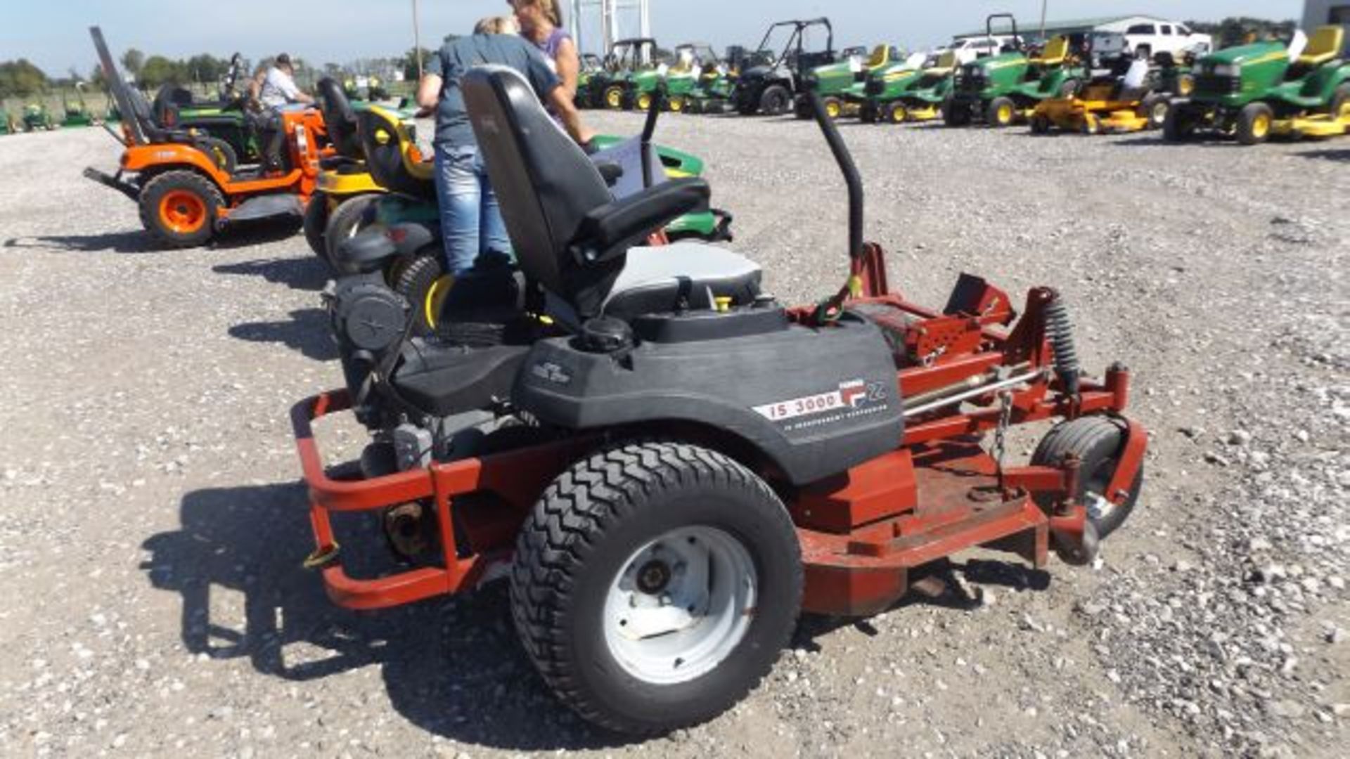 2007 Ferris IS3000ZF Commercial Zero Turn Mower #112227, 671 hrs, 61" Deck, 27hp Kawasaki, Front and - Image 3 of 3