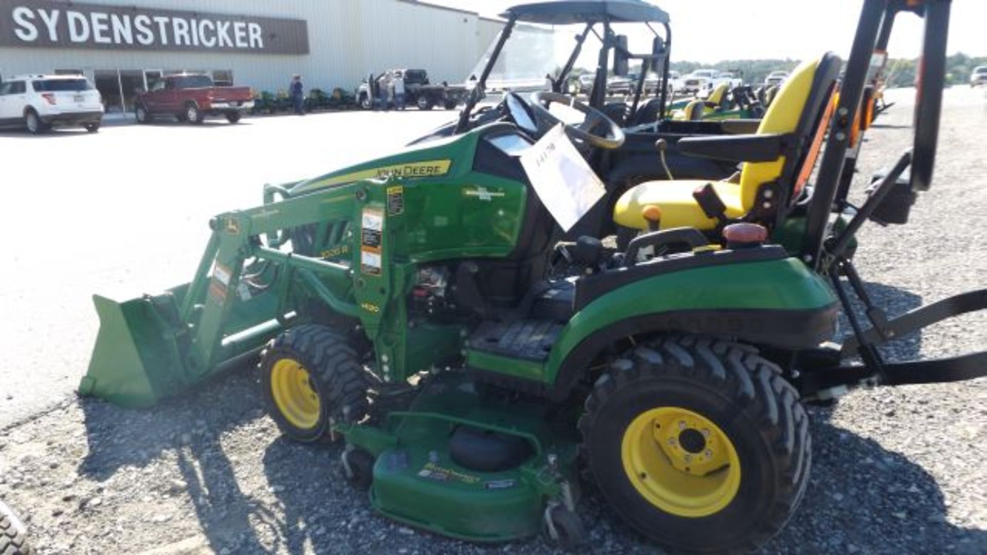 2012 JD 1026R Compact Tractor #111723, 440 hrs, MFWD, 26hp Yanmar, 2 sp Hydro, R4 Tires, CAT 1 Ltd - Image 4 of 4