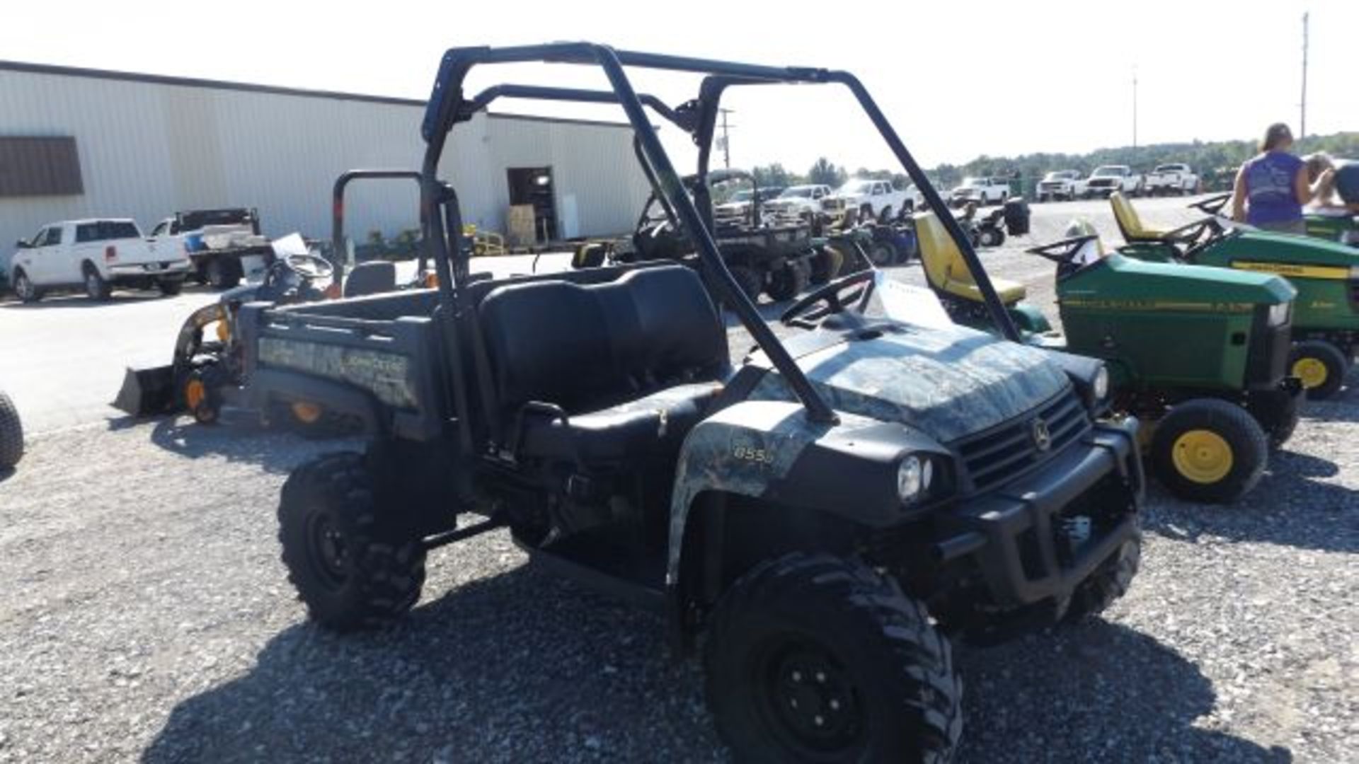 2011 JD 855D Gator #111408, 475 hrs, 4wd, Diesel, 24hp Yanmar, Water Cooled, Traction Tires, Black - Image 2 of 4