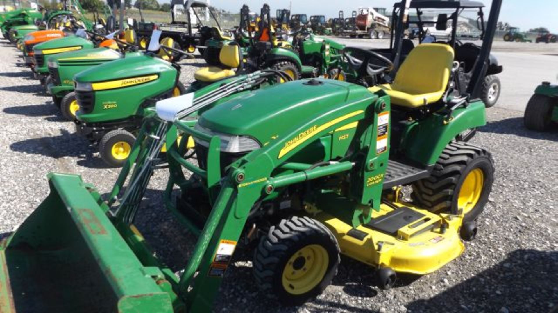 2009 JD 2305 Compact Tractor #111777, 415 hrs, MFWD, 24hp Yanmar, 2 sp Hydro, R4 Tires, Mid and Rear - Image 2 of 3