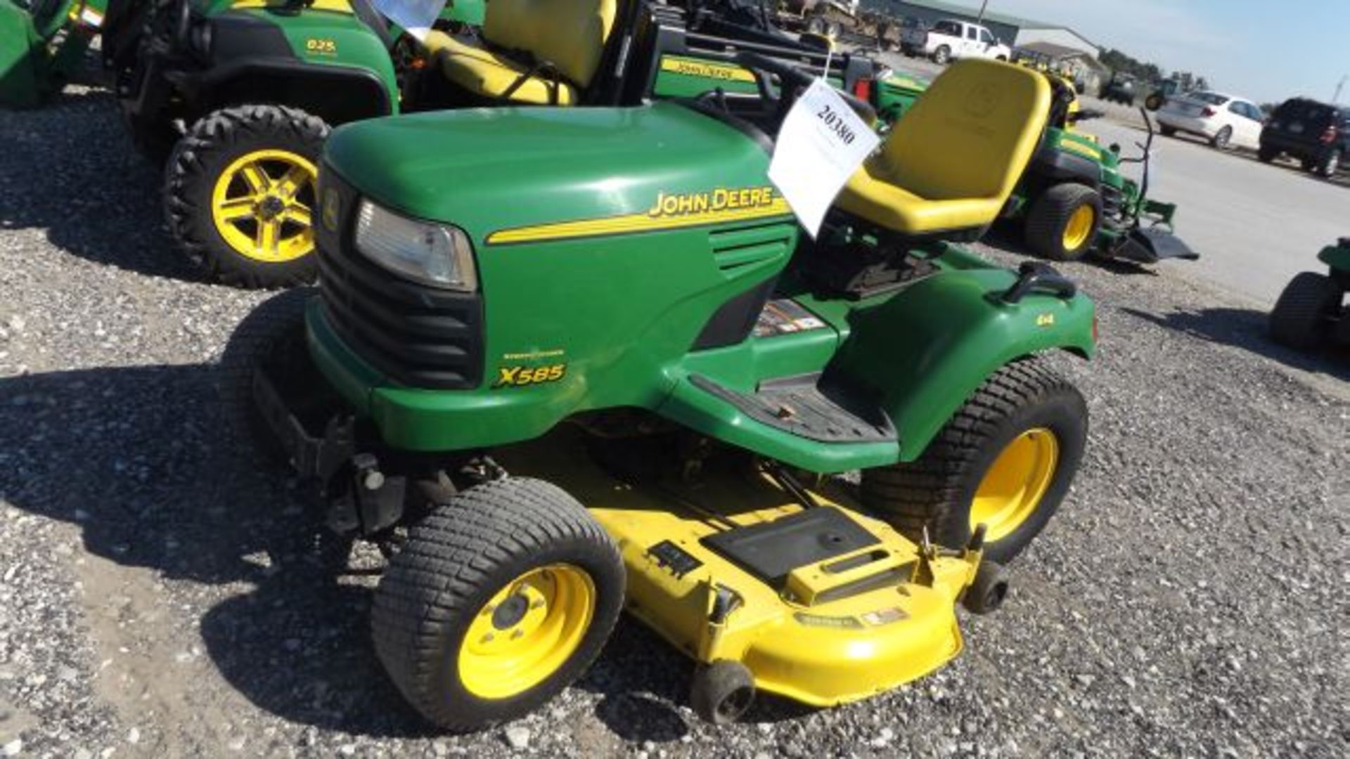 2003 JD X585 Mower #112157, Hour meter not working, 62" Deck, 4wd, 25hp Kawasaki, EFI, Water Cooled,