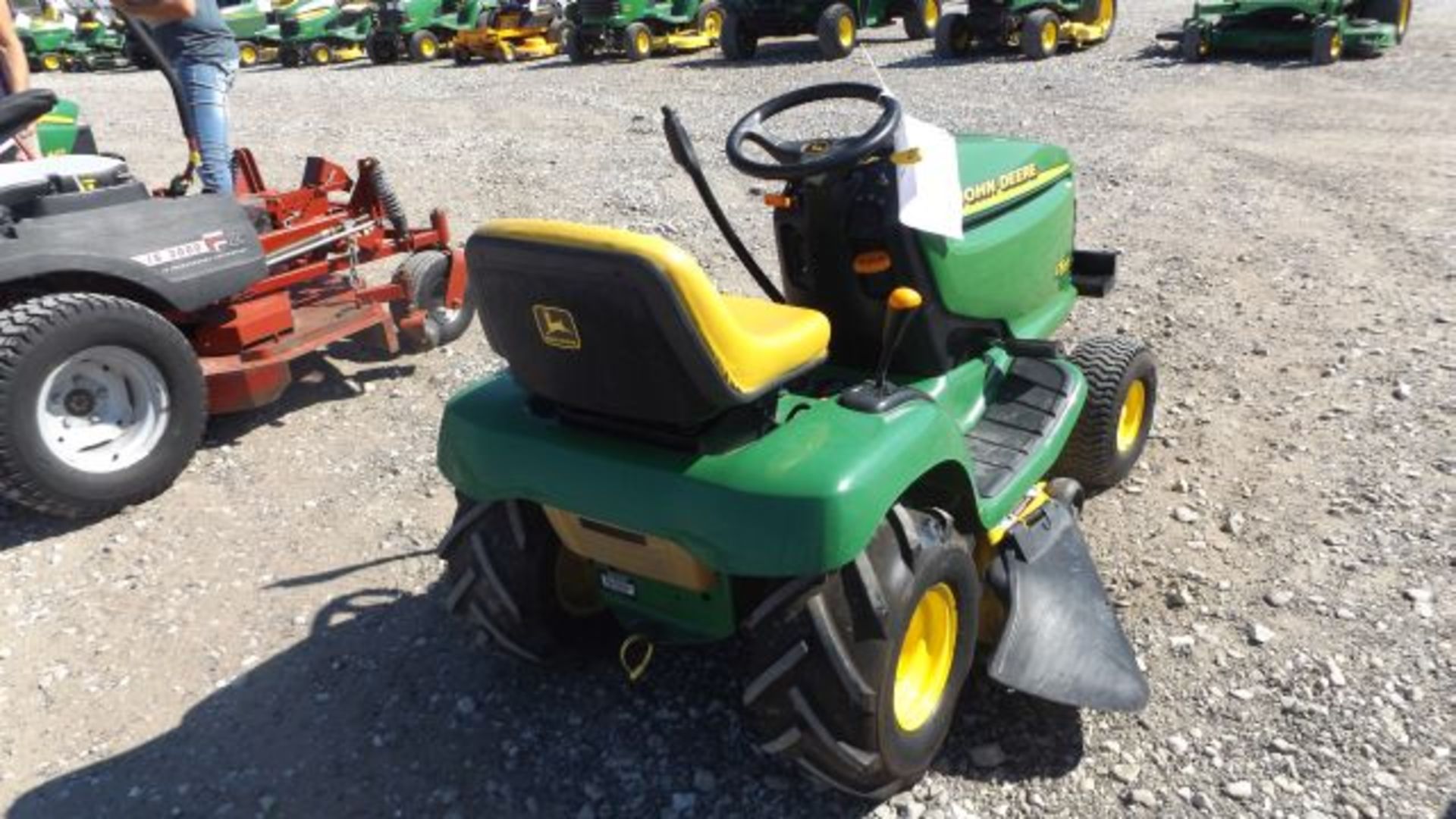 1998 JD LT133 Mower #112357, 38" Deck, 13hp Kohler, Air Cooled, Gear Drive, sn#M0L133A056769 - Image 3 of 3