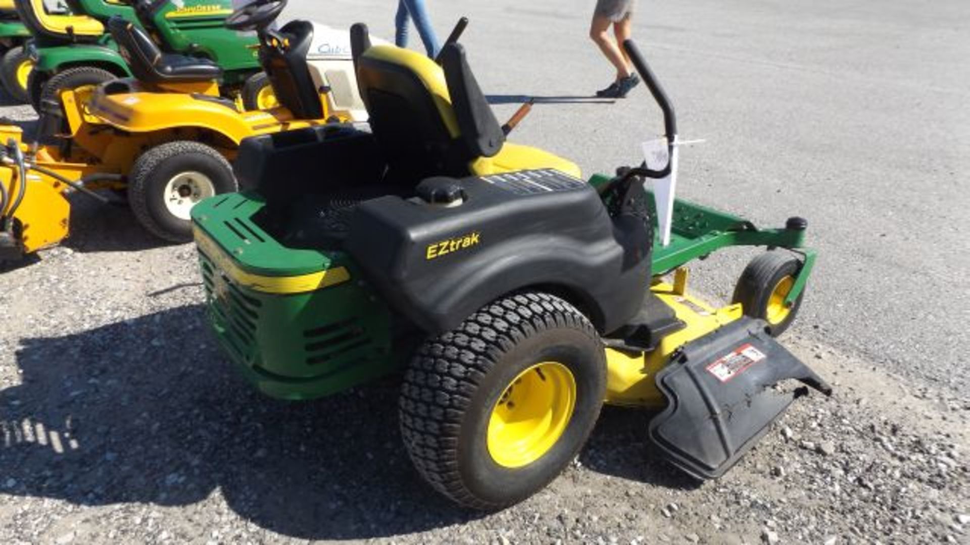 2007 JD Z455 EZ Trac Mower #112165, 417 hrs, 54" Deck, 25hp Kawasaki, Air Cooled, sn#M0Z455C016987 - Image 2 of 3