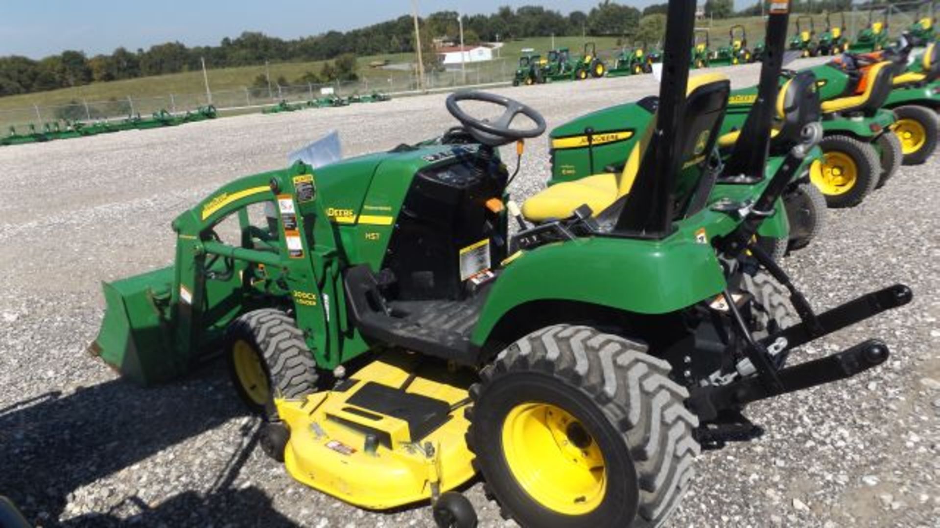 2009 JD 2305 Compact Tractor #111777, 415 hrs, MFWD, 24hp Yanmar, 2 sp Hydro, R4 Tires, Mid and Rear - Image 3 of 3