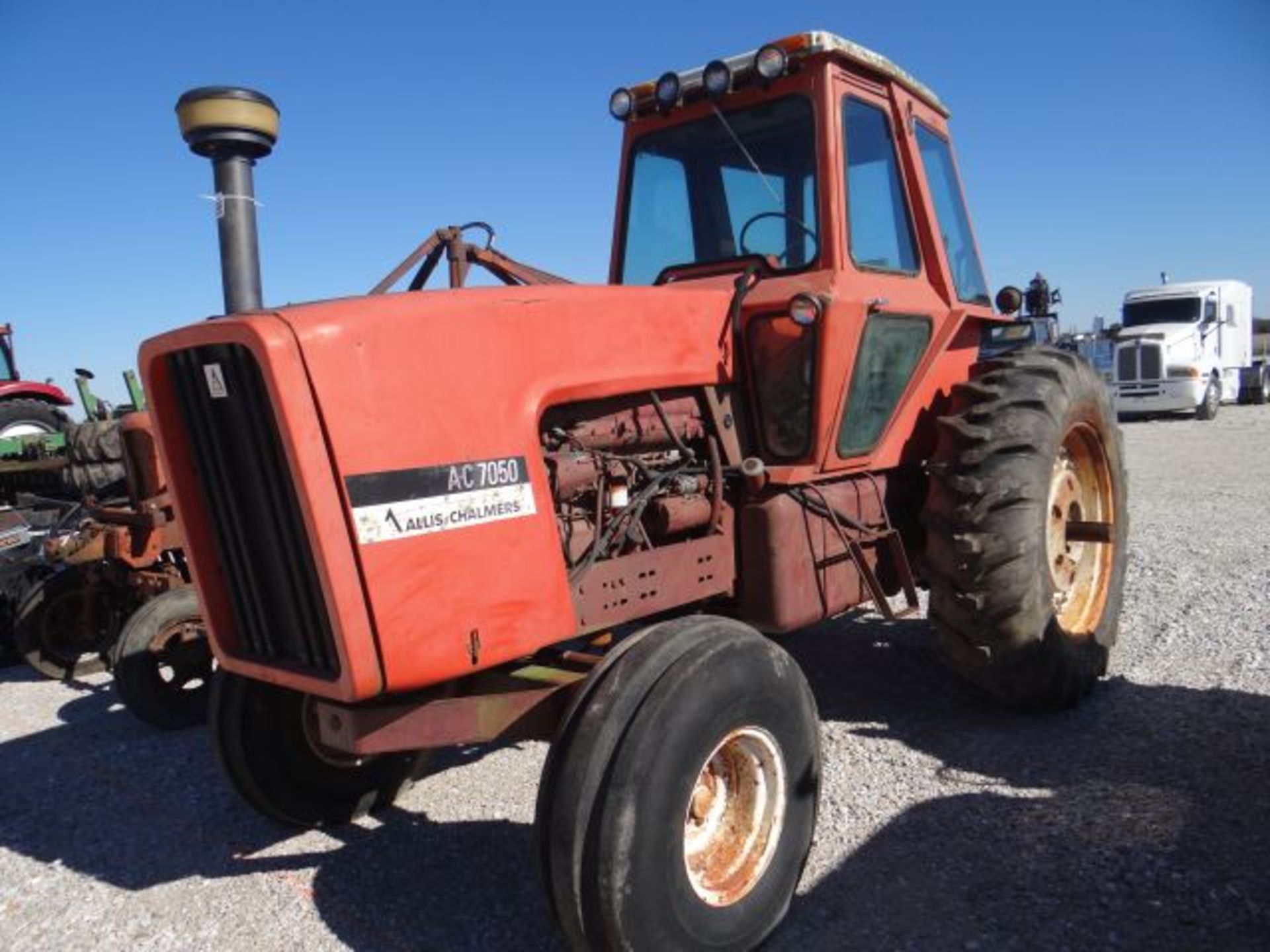 AC 7050 Tractor Diesel, Good Rubber, Does Not Run