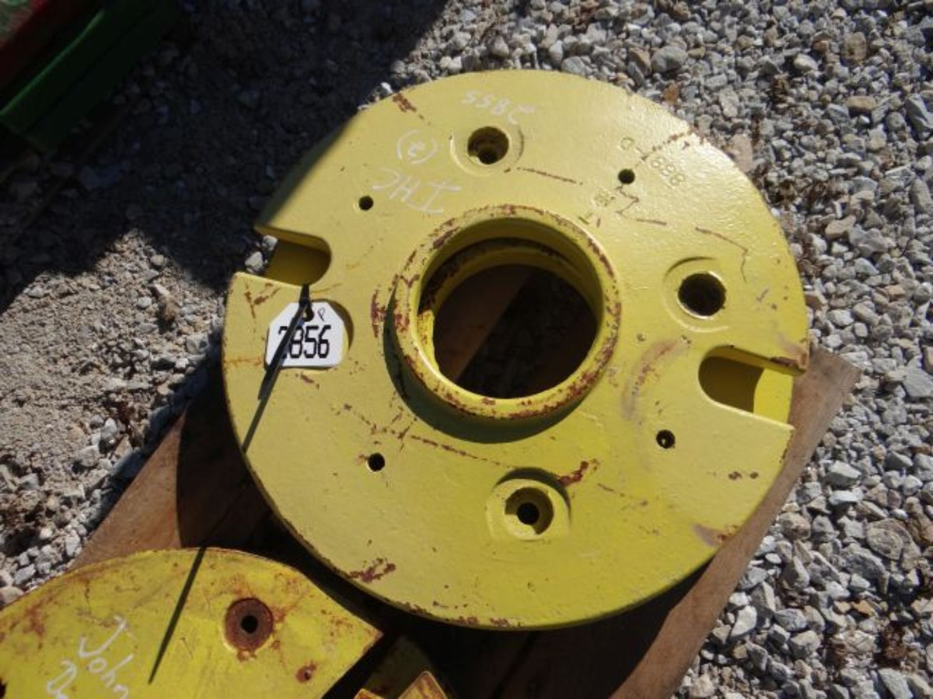 IHC Wheel Weights Painted Yellow