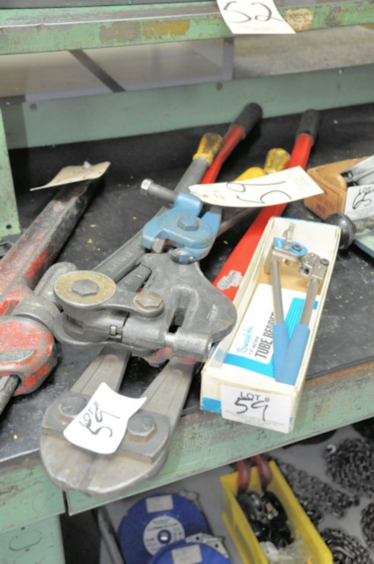 Lot-(2) Handheld Punches with Bolt Cutters and Tubing Bender