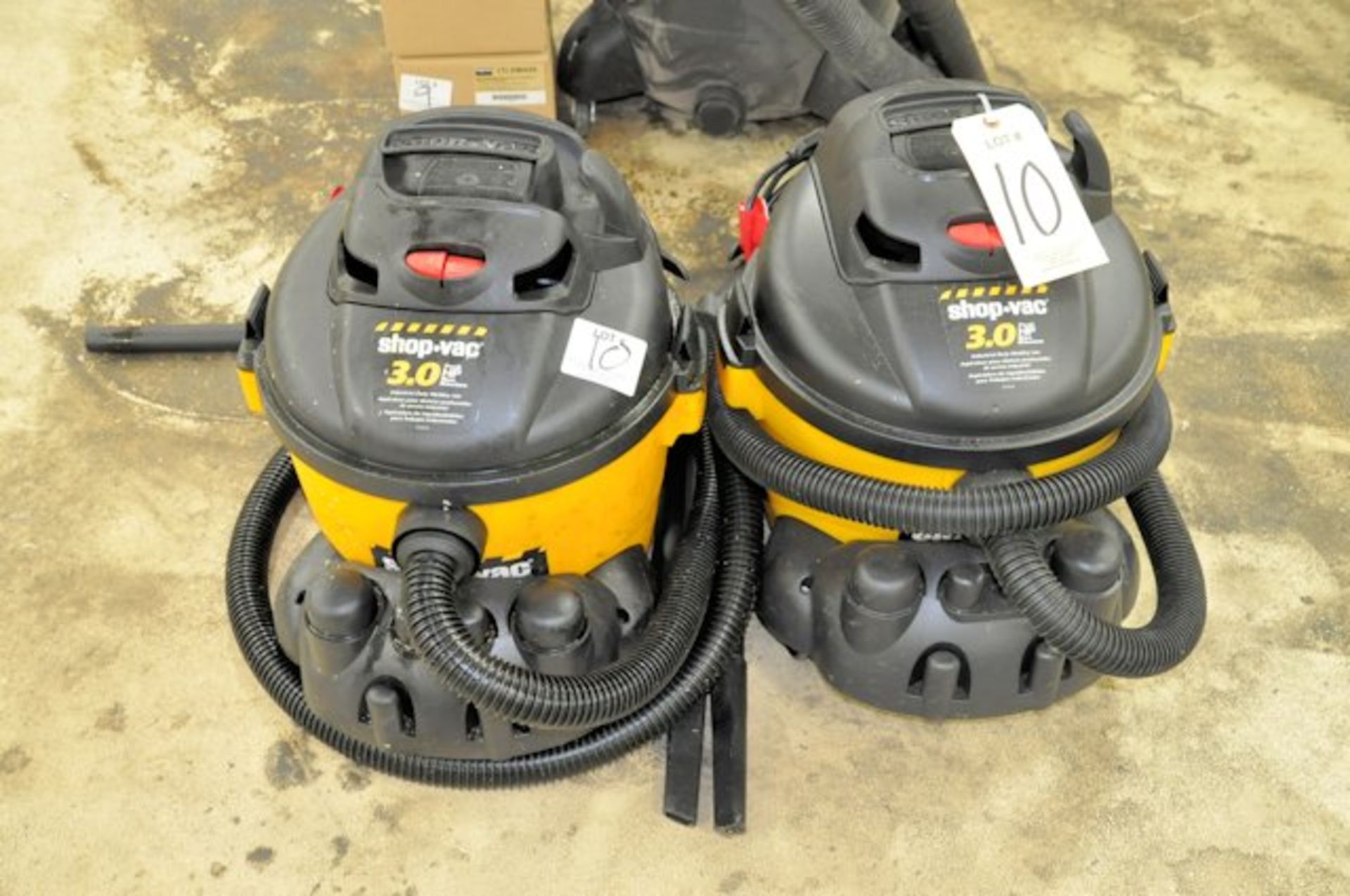 Lot-(2) SHOP-VAC 3-HP Shop Vac's