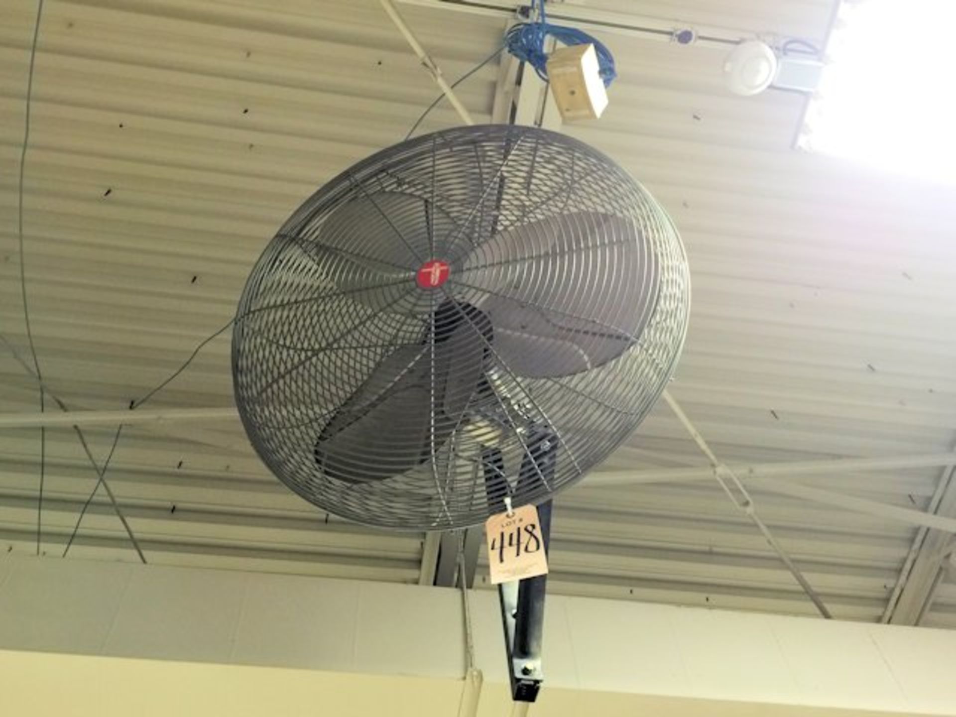 Lot-(8) Mounted Shop Fans - Image 7 of 8