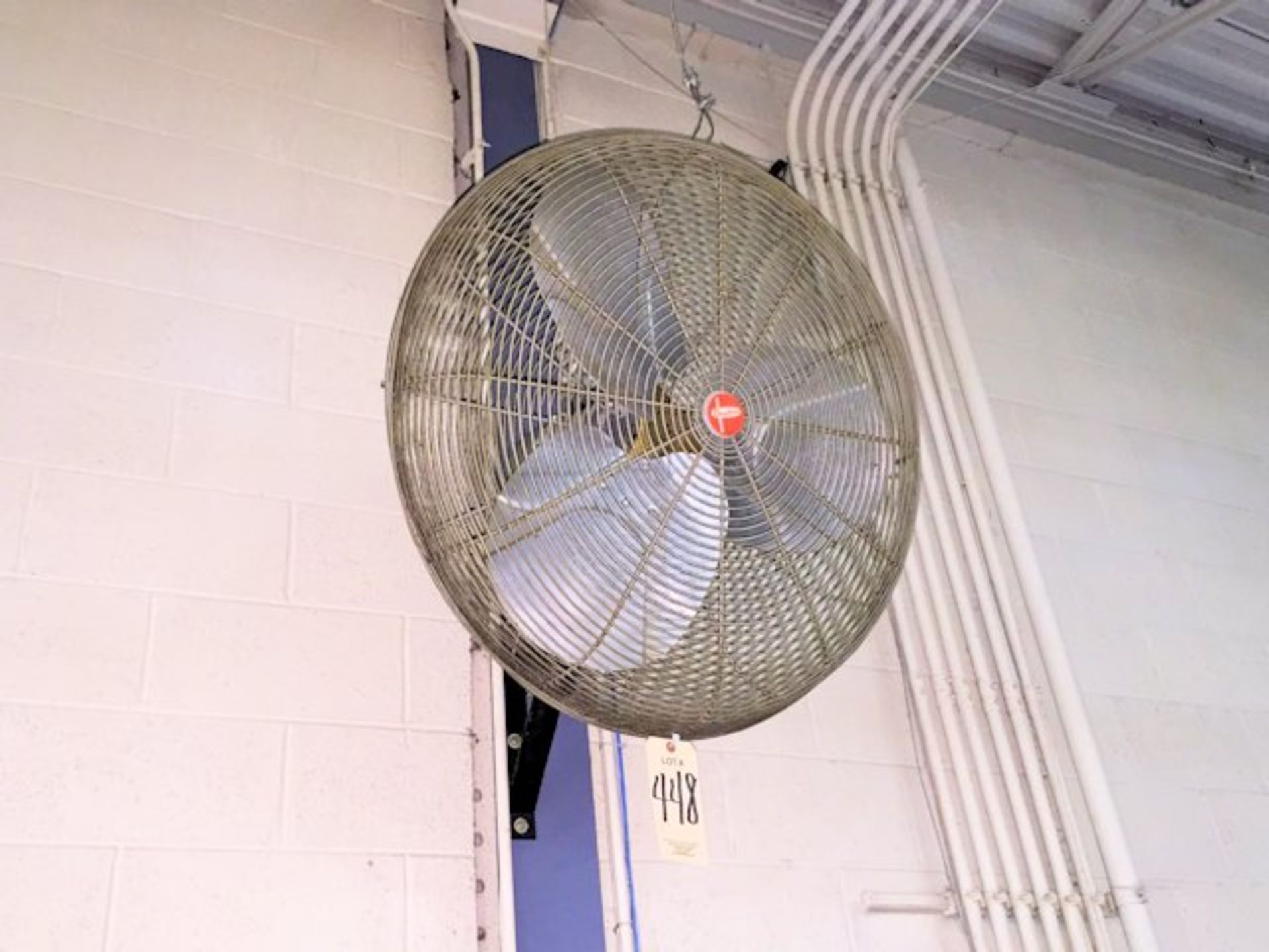 Lot-(8) Mounted Shop Fans - Image 3 of 8