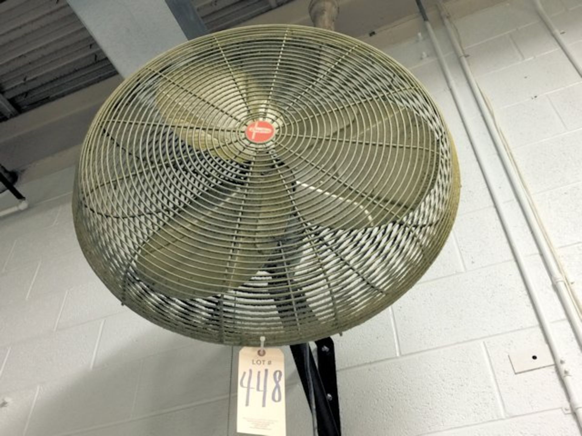 Lot-(8) Mounted Shop Fans - Image 4 of 8