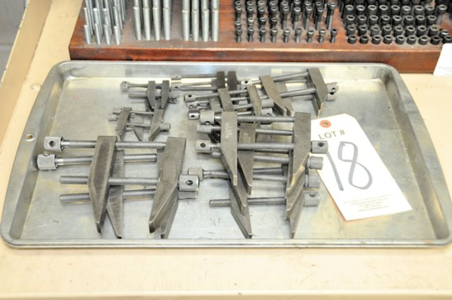 Lot-Starrett Clamps in (1) Tray