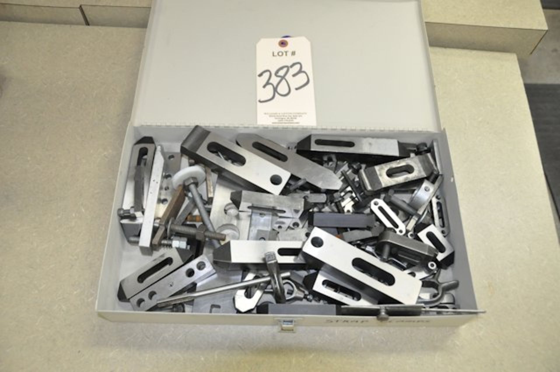 Lot-Assorted Strap Clamps; etc. in (1) Tray Box