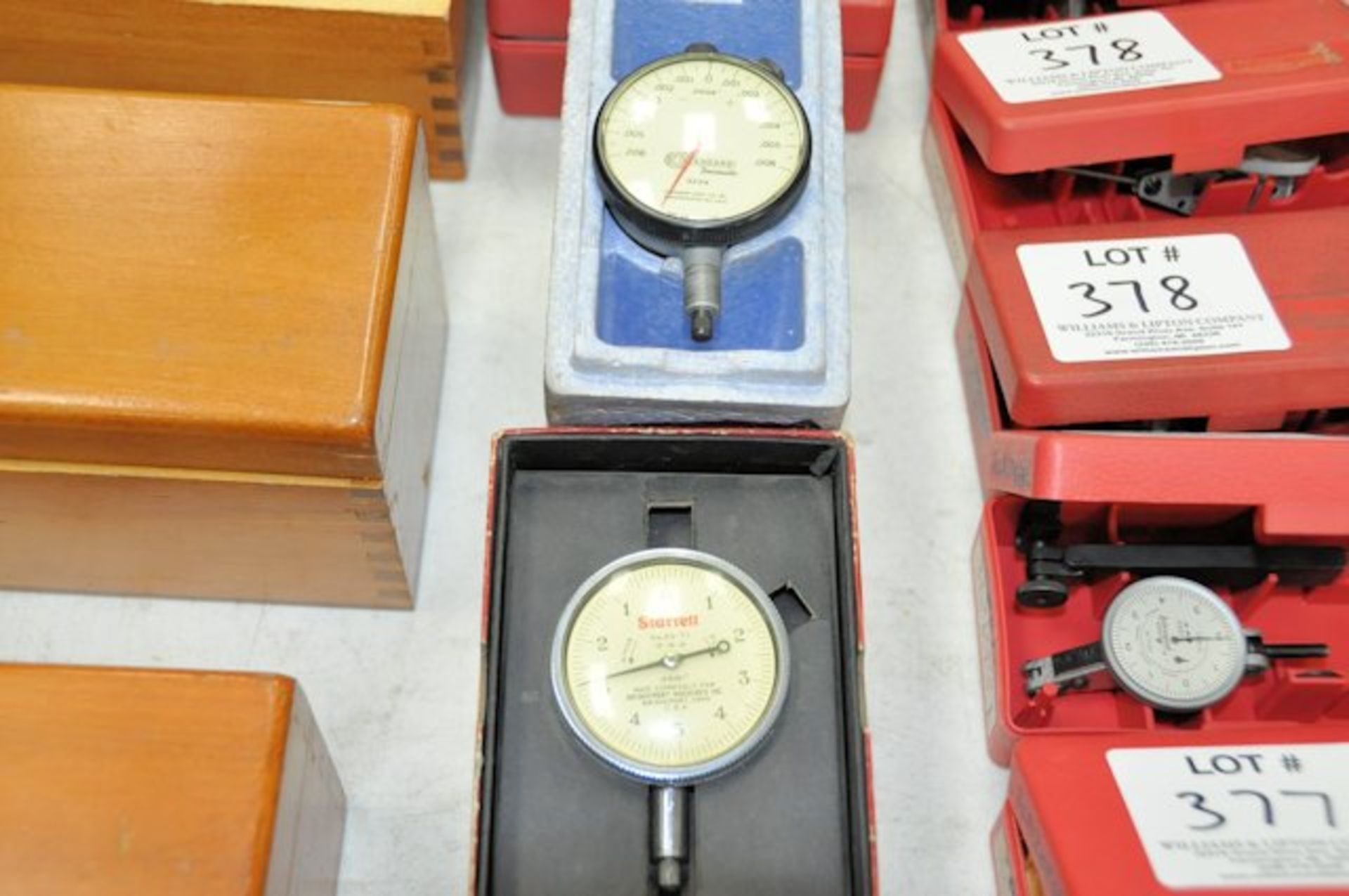 Lot-(3) FEDERAL; (1) STARRETT and (1) STANDARD Dial Indicators - Image 2 of 2