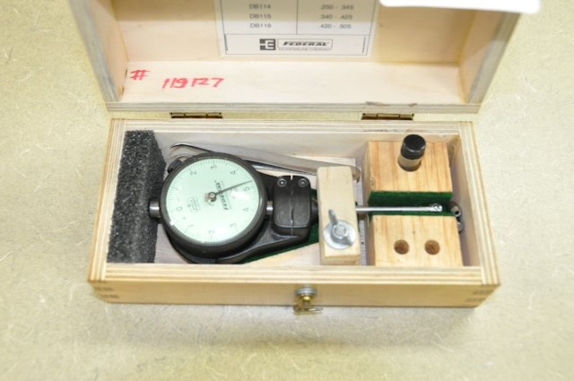 BOICE Bore Gage with Federal Dial Indicator and Case