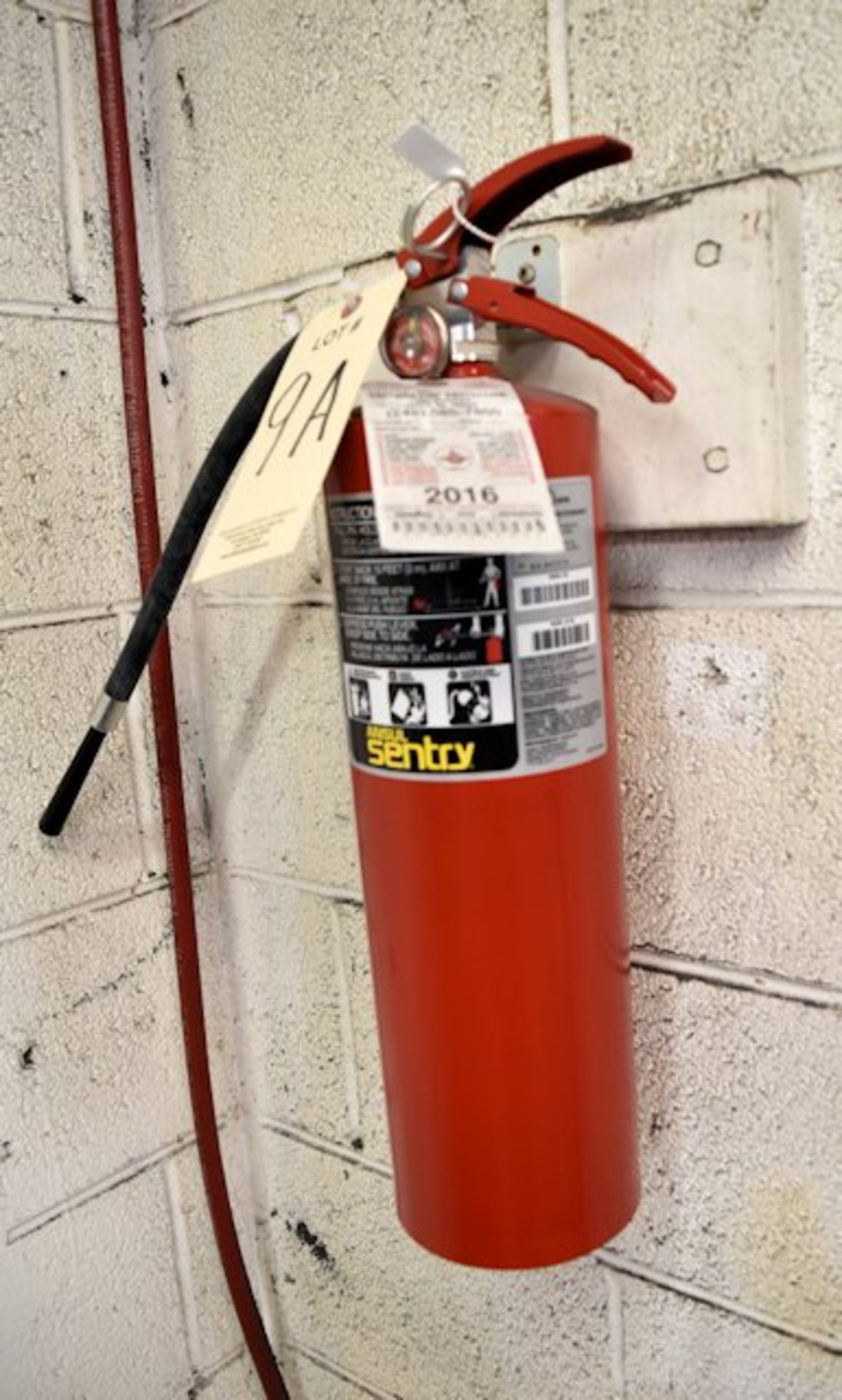 Lot-(3) Wall-Mounted Fire Extinguishers