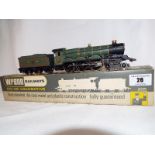 Model railways - a Wrenn OO gauge W2222 Castle Class locomotive 4-6-0 and tender,