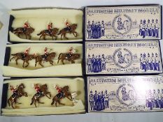 Blenheim Military Models - three boxed sets of traditional toy soldiers hand-painted by Derek J