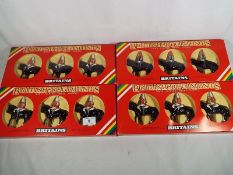 Britains - four boxed sets each comprising three Mounted Lifeguards (total 12 figures) # 7228,