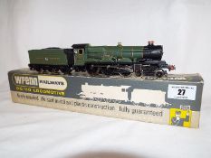 Model railways - a Wrenn OO gauge W2247 Castle Class locomotive 4-6-0 and tender,