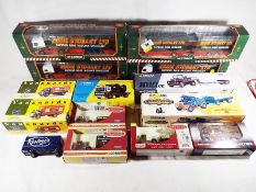 Approximately 16 diecast model motor vehicles to include four Corgi Eddie Stobart lorries /