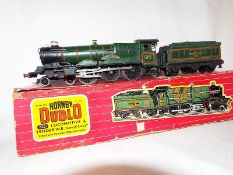 Model railways - a Hornby Dublo diecast locomotive and tender,