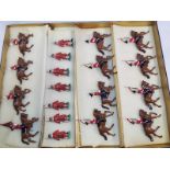 Blenheim Military Models - an extremely rare hand-painted boxed set (sixteen figures) near mint in