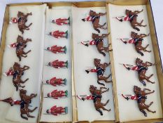 Blenheim Military Models - an extremely rare hand-painted boxed set (sixteen figures) near mint in