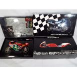 Minichamps Motorbikes - three diecast models comprising Ducati 996 RS Superbike 2001 Neil Hodgson.