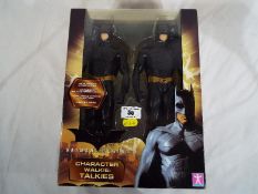 Batman Begins - character walkie-talkies, communicate up to 35 metres, with moveable arms # 01605,