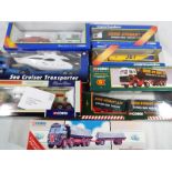 A collection of diecast model motor vehicles in presentation boxes to include Corgi Superhaulers
