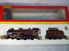 Model Railways - a Hornby OO gauge model steam locomotive with tender 460 Patriot Class 5XP
