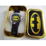Batman - a unused Batman watch in a Batman presentation tin (offered for re-sale due to non-payer)