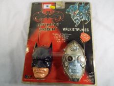 Batman - a pair of walkie-talkies depicting Batman and Mr Freeze with light-up eye effect, # 230861,